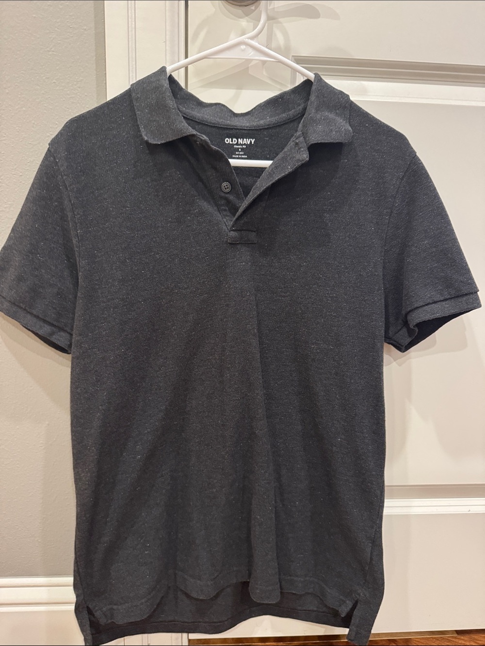 Old Navy Men's Dark Gray Polo Shirt